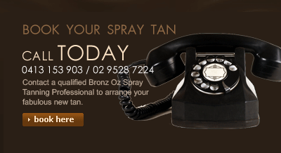 Book Your Spray Tan Today
Contact Us on 0413 153 903 or Sydney 9528 5586
Signup for Spray Tanning Newsletter